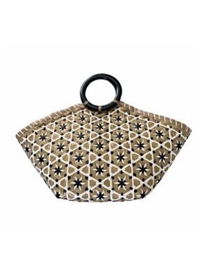Woven Bracelet Handle Tote Bag
